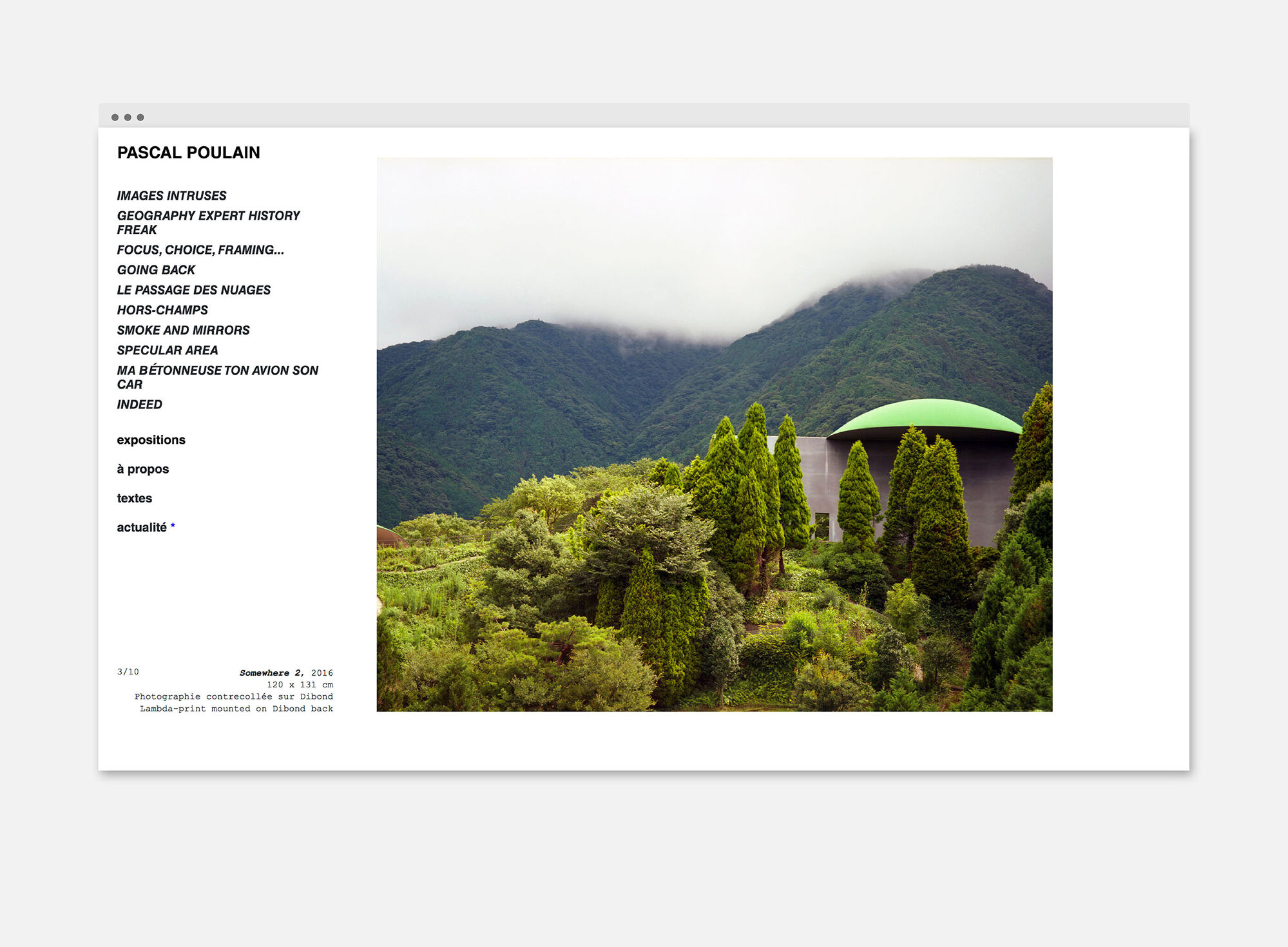 Site web Pascal Poulain