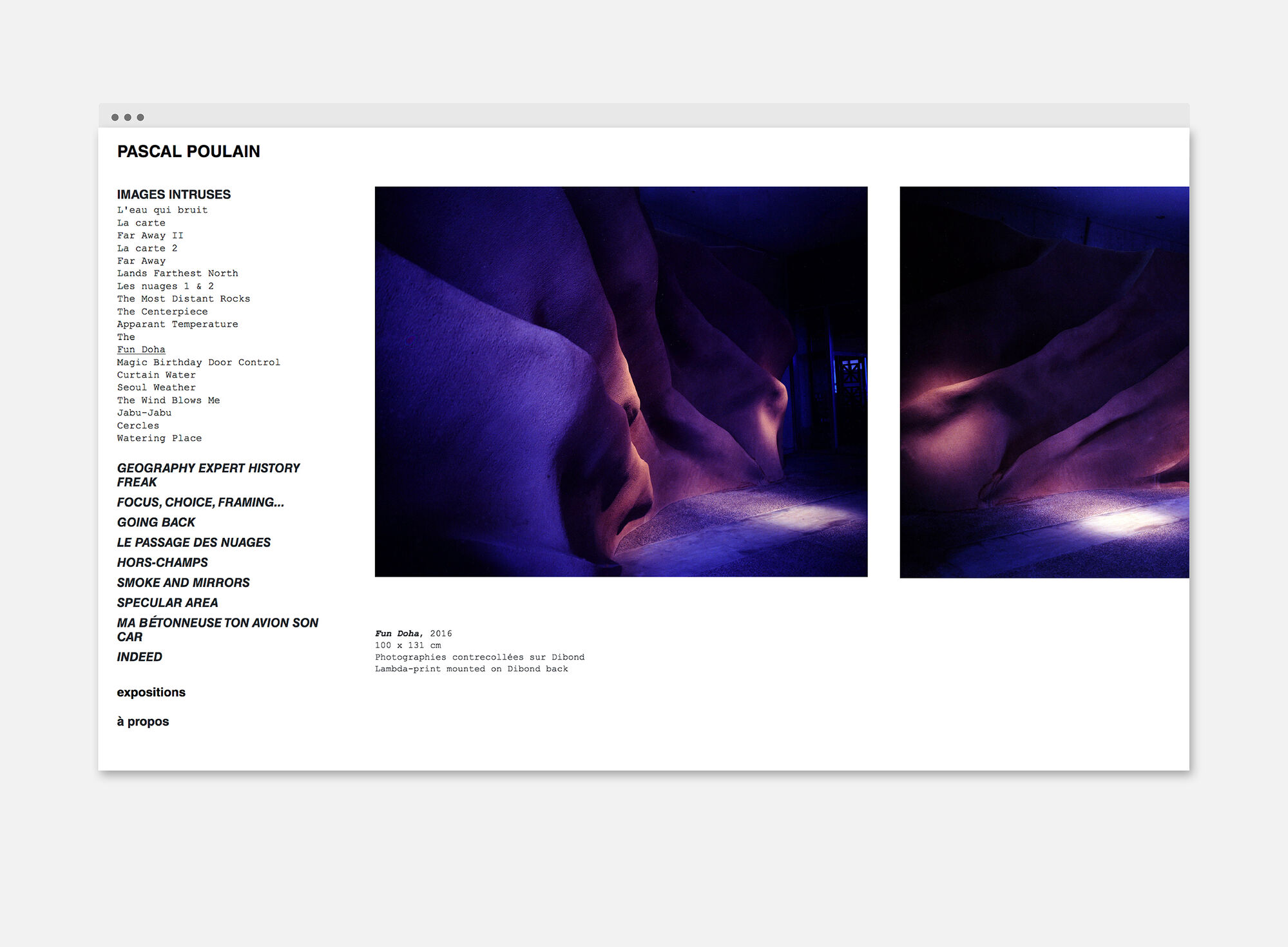 Site web Pascal Poulain