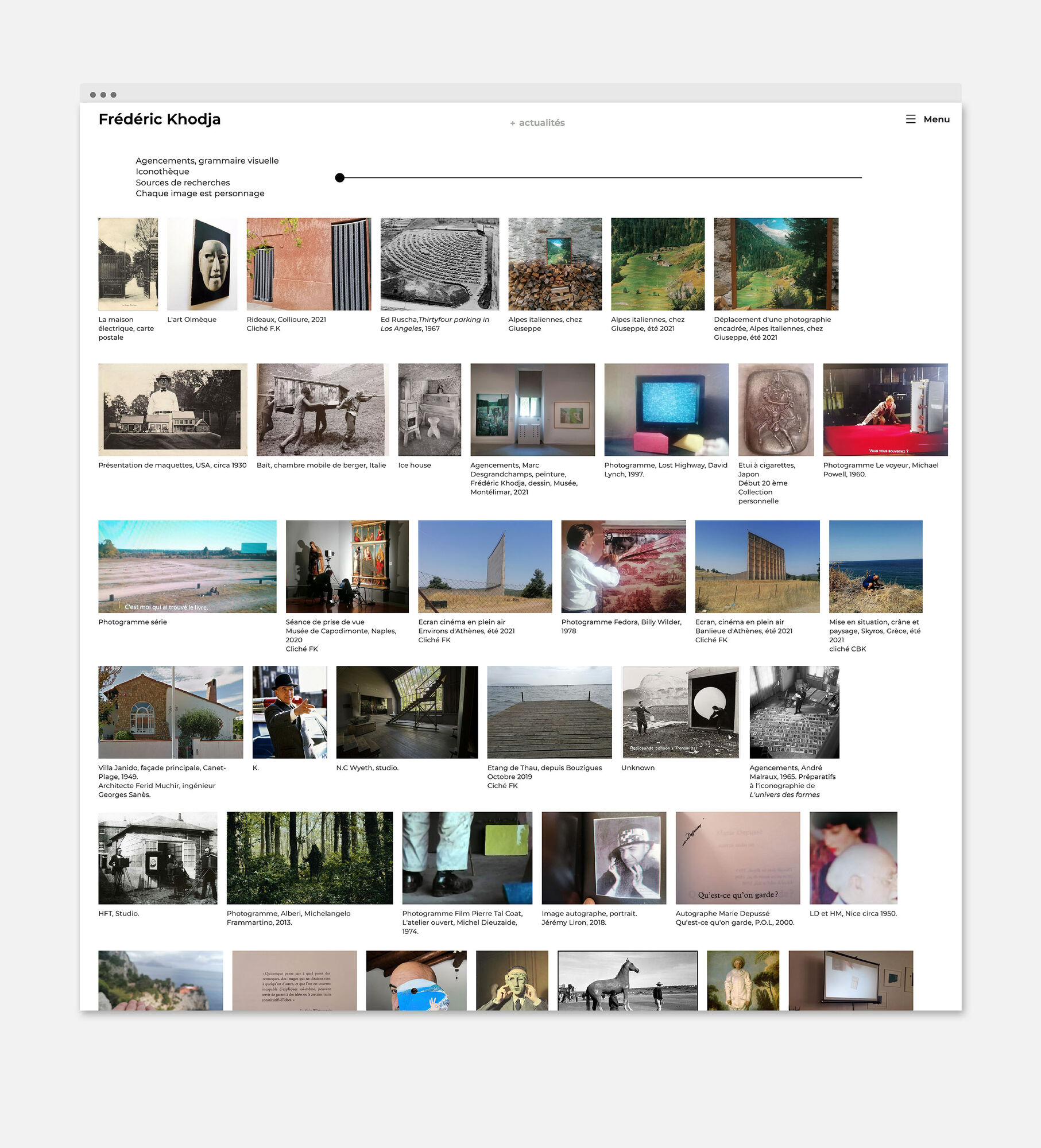 Site web Frédéric Khodja