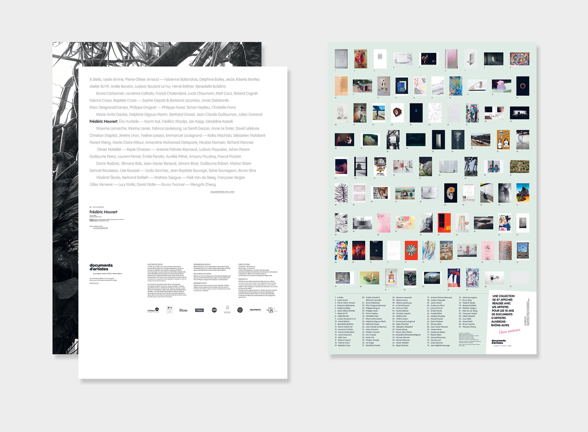 Collection de posters d'artistes