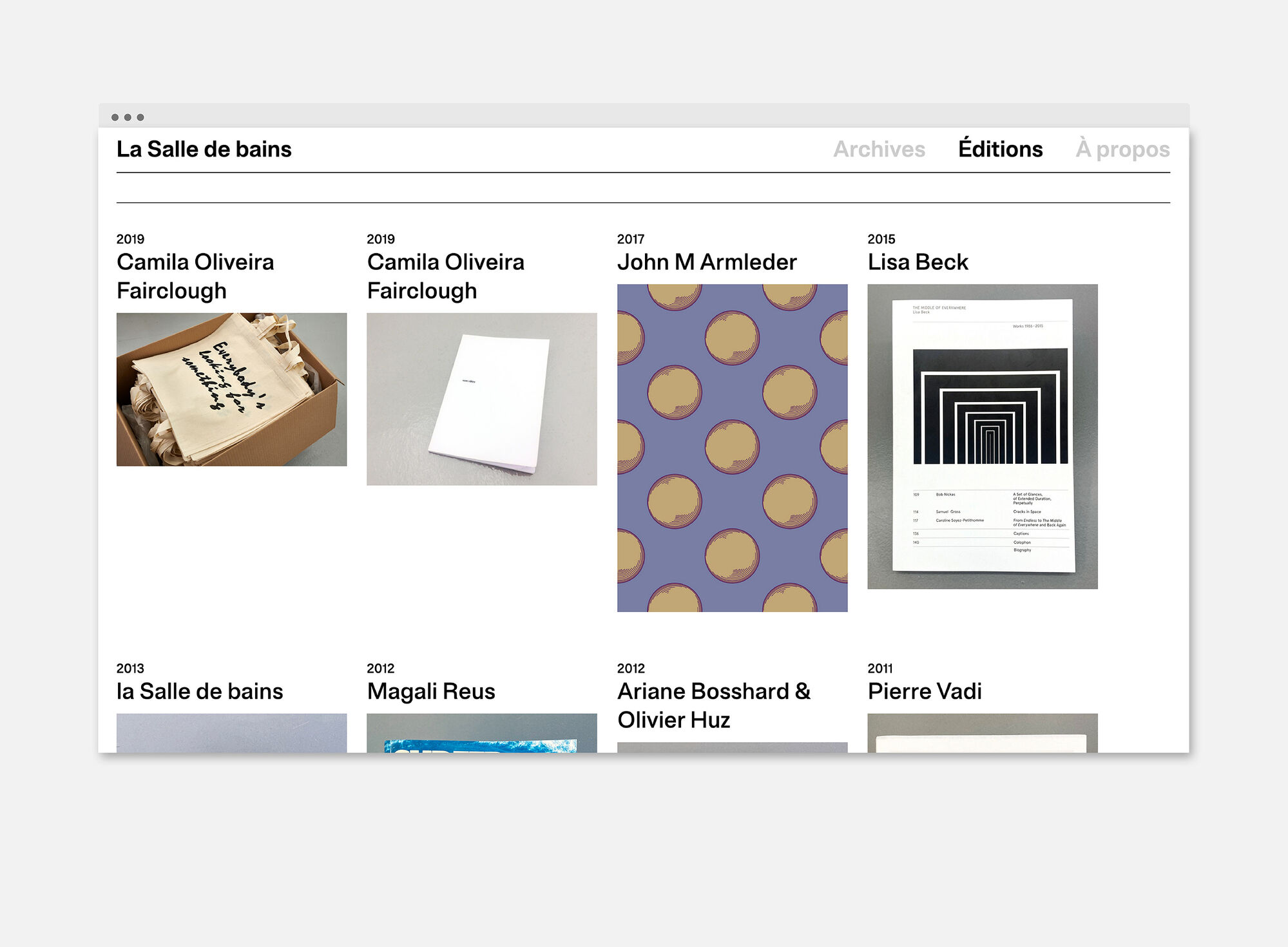 Site web La Salle de bains