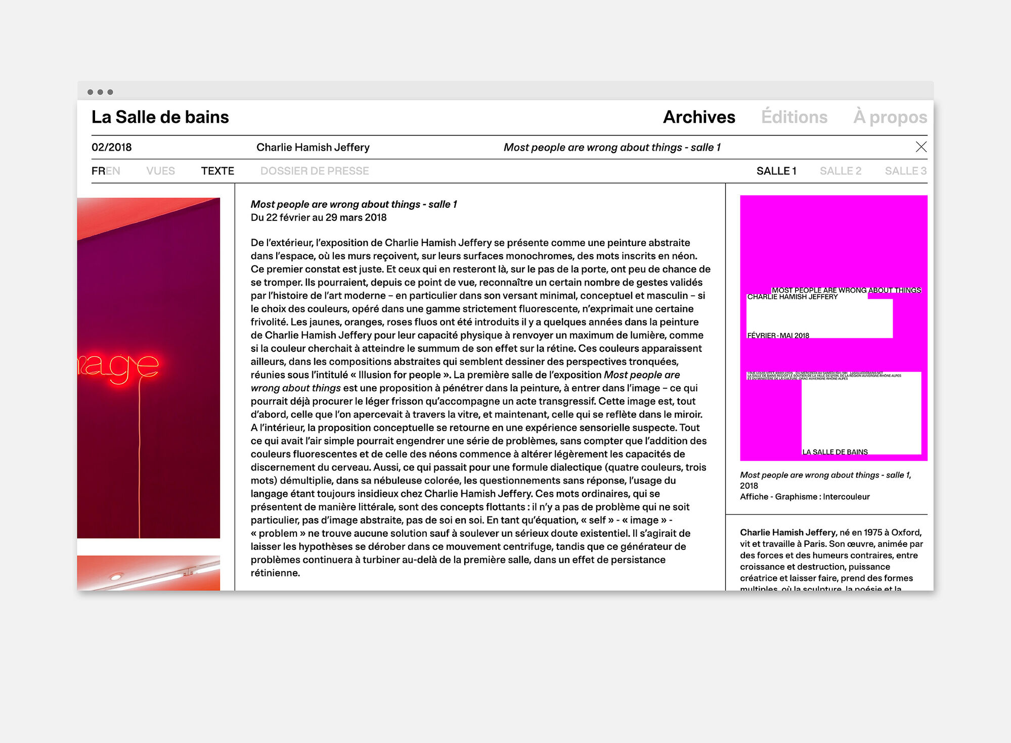 Site web La Salle de bains