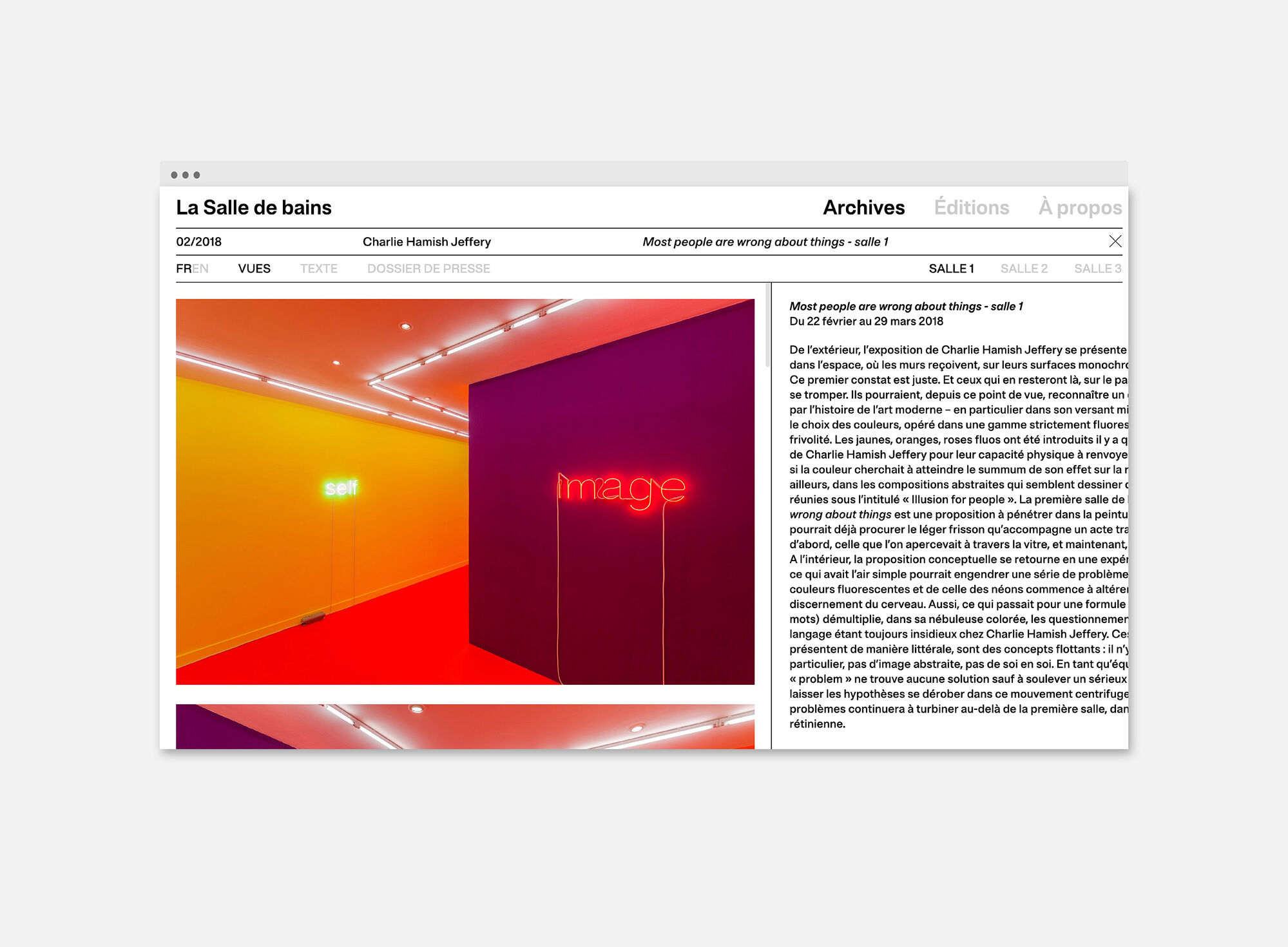 Site web La Salle de bains