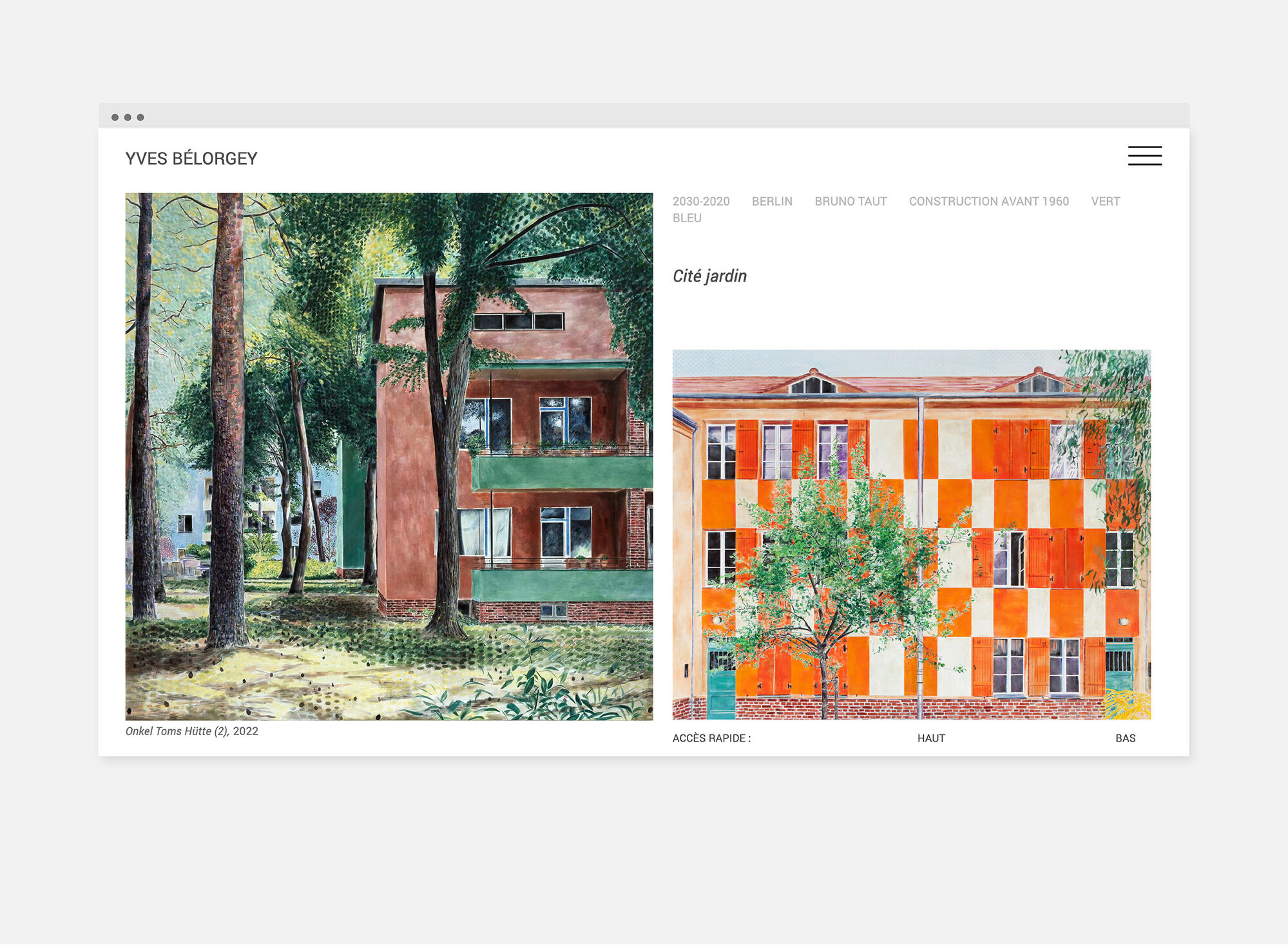 Site web d'Yves Bélorgey