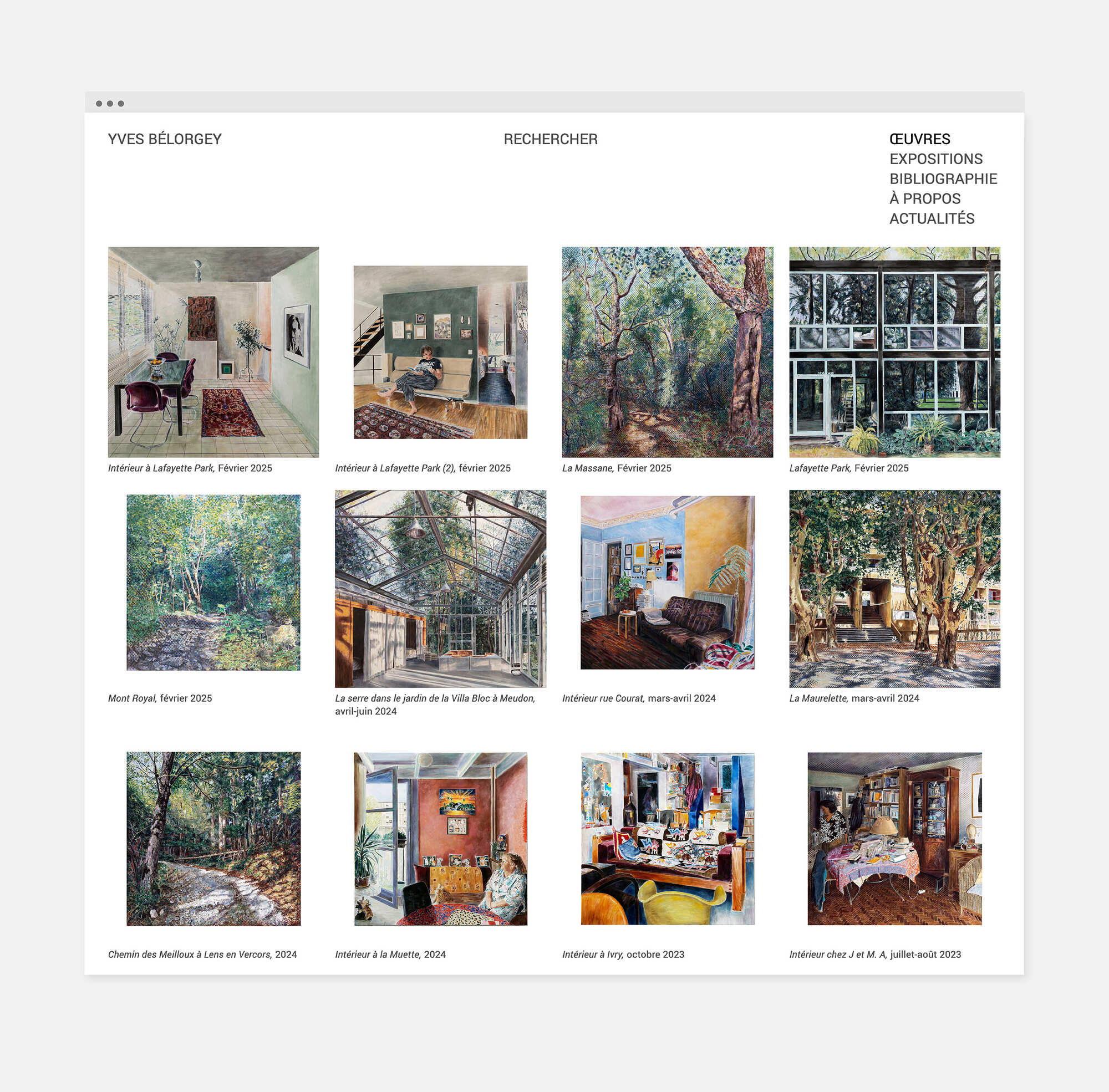 Site web d'Yves Bélorgey