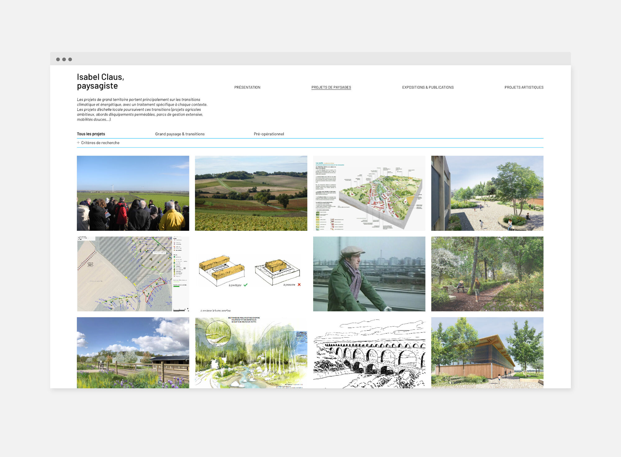 Site web Isabel Claus