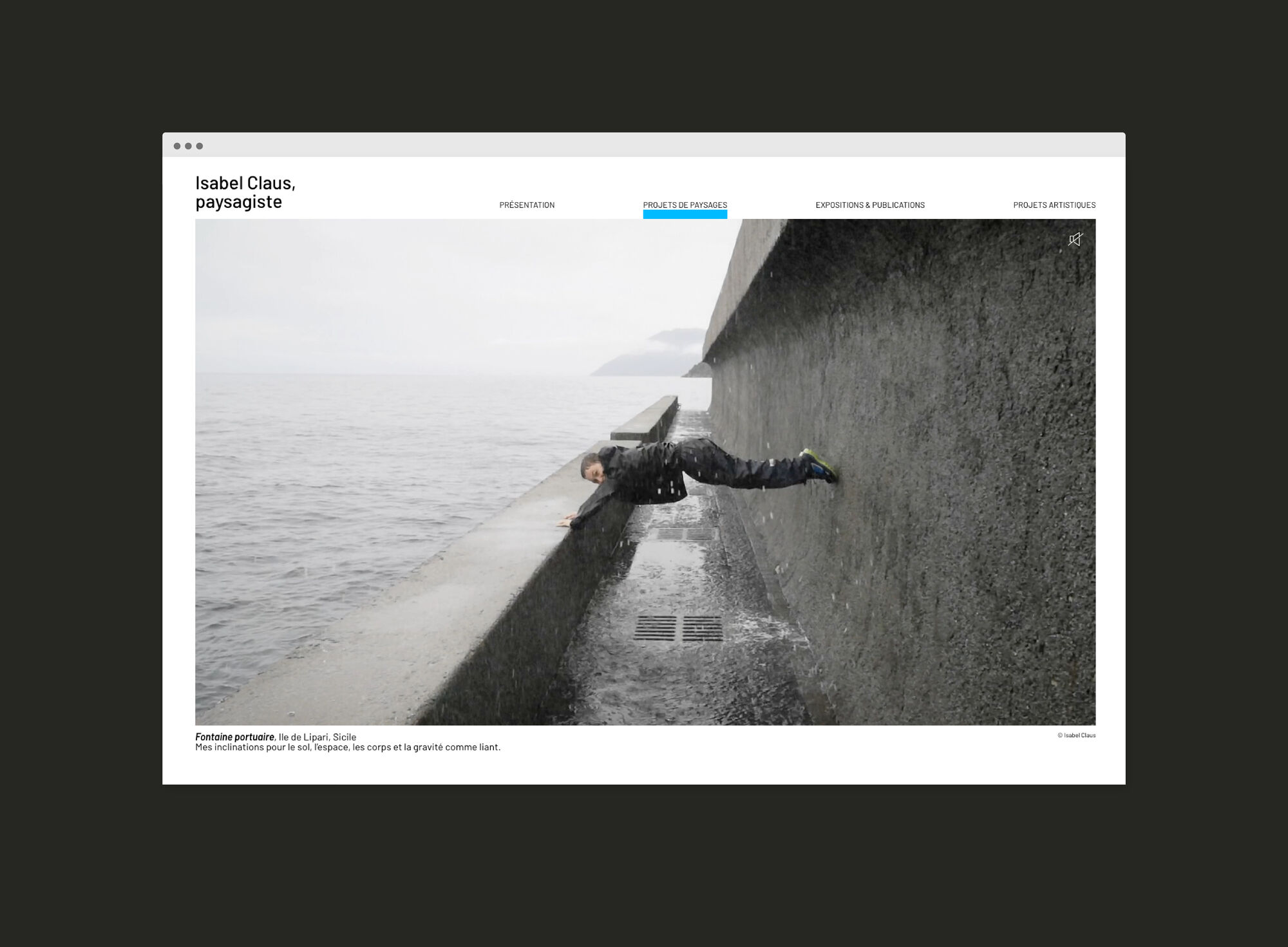 Site web Isabel Claus